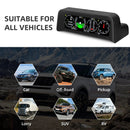 X90 GPS Speedometer & Inclinometer–Multi-Function Head-Up Display Black