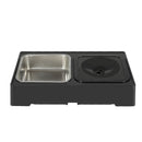Pawz Elevated Pet Feeder 4 Height Adjustable Dog Stainless-Steel Non-Slip Bowl