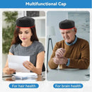 Infrared And Red Light Therapy Hair Growth Cap LED Treatment Helmet Black