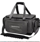 Shimano Large Fishing Tackle Bag with 2 Tackle Boxes & Multiple Storage Pockets
