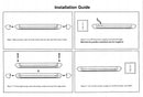 Dreamlighting LED Slimline Awning Light - Black Shell - 250mm, DC12V, Cool White