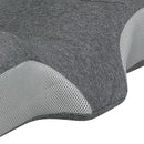 Dreamz Memory Foam Pillow Pillowcase Neck Shoulder Support Pain Cervical Grey