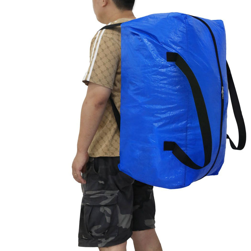 Moving Bags 2 Pack Heavy Duty Waterproof Storage Backpack Strips For Easy Carry