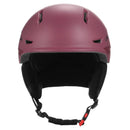 Snowboard Helmet with Detachable Earmuff and Goggle Strap