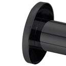 Traderight Group  Toilet Paper Holder Double Roll Stainless-Steel Hook Bathroom Rack Wall Black