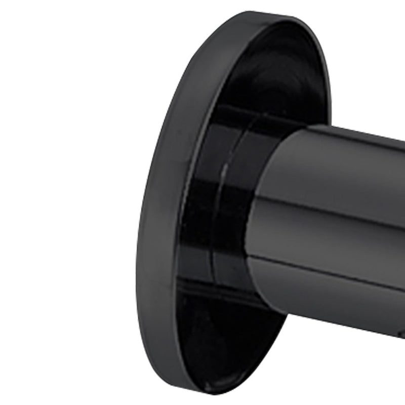 Traderight Group  Toilet Paper Holder Double Roll Stainless-Steel Hook Bathroom Rack Wall Black