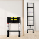 Traderight Multipurpose Telescopic Ladder Portable Aluminium Extension Steps 2m