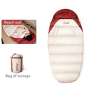 3-4 Season Wearable Sleeping Bag Lightweight Waterproof White