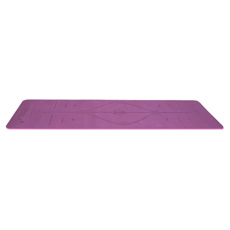 Centra Yoga Mat Non-Slip Fitness Exercise Workout Home Pilates & Floor Purple