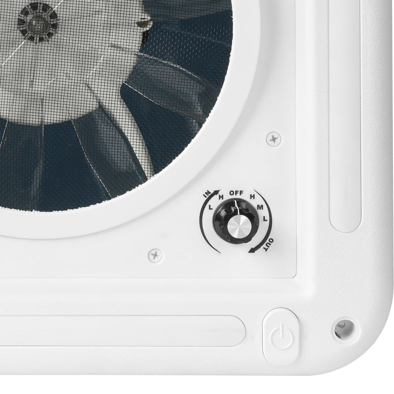Manan Caravan RV Skylight Roof Vent Hatch Air Exhaust Fan LED Light 280 x 280mm