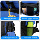 90L Waterproof Camping Backpack with Cover Blue