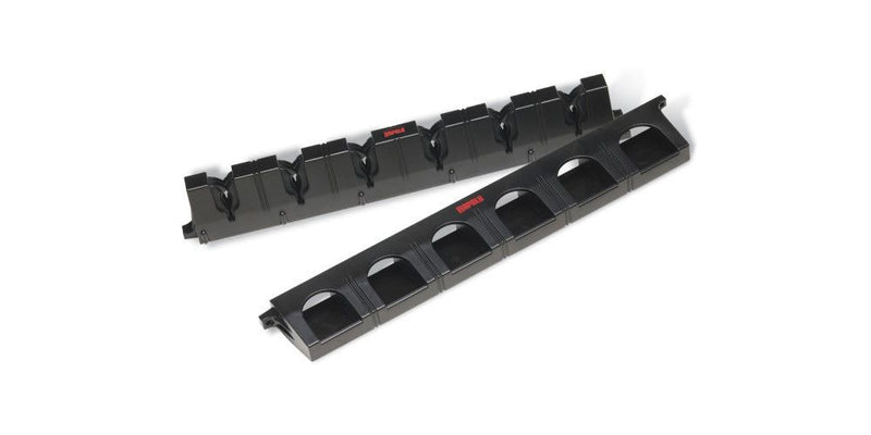 Rapala Lock'n Hold Fishing Rod Rack -6 Hole Fishing Rod Holder with Locking Jaws
