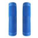 Bulletproof Coloured Rubber Mountain Bike Grips 130mm with Closed Ends Blue