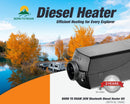 BORN TO ROAM - 2KW Bluetooth Diesel Heater Full Kit | 5L Tank Inc.