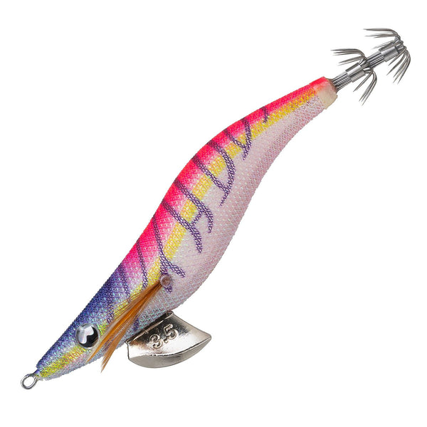 Bite Science Squid Slayer Size 3.5 Squid Jig - Pink and Purple