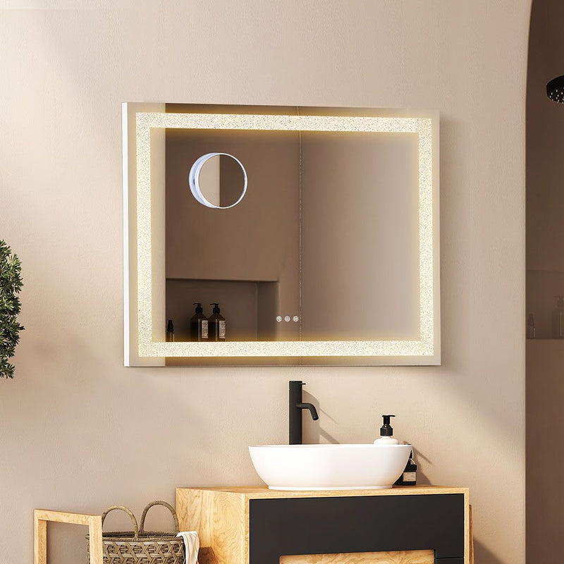 Yezi Makeup Mirror LED Lighted Hollywood Vanity Magnifying Mirrors Rechargeable