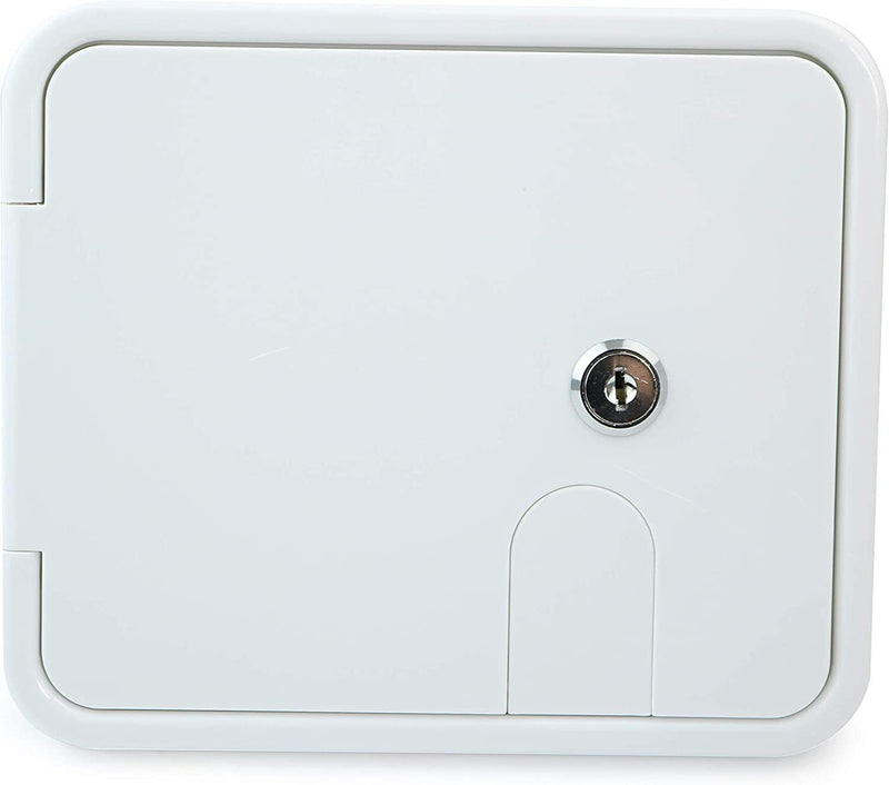 Caravan Utility Door Hatch Rectangle White