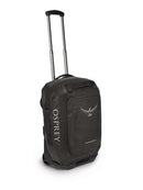 Osprey 40L Wheeled Transporter Duffel Bag Travel Carry On Suitcase in Black