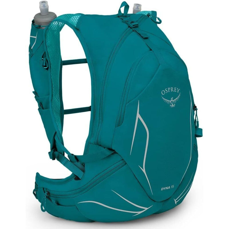 Osprey Dyna 15 Womens Running Hydration Vest with Hydraulics Reservoir in Verdigris Green Size M/L