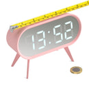 Newgate Space Hotel Cyborg Led Alarm Clock Pink