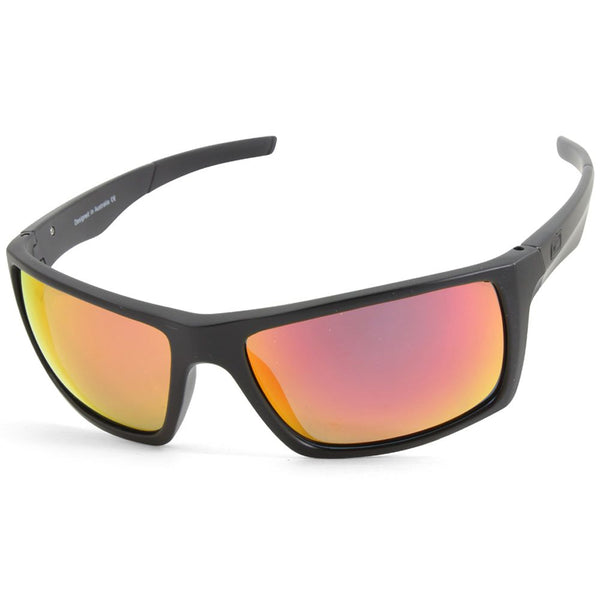 Dirty Dog Primp 53535 Satin Black/Red Fusion Polarised Sunglasses