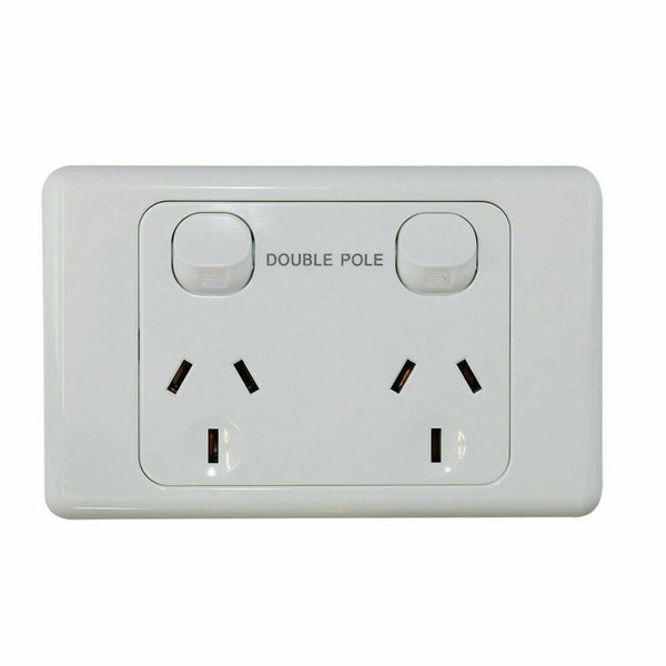 Double Pole 10AMP Power Point Double
