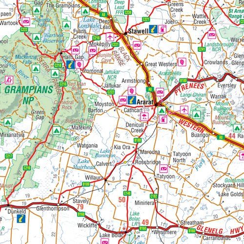 Hema Melbourne to Adelaide Map
