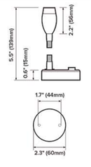 Dreamlighting LED Flexible Task Reading Light with Dimmable, DC12V, Cool White