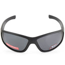 Dirty Dog Wolf Satin Black/Grey Polarised Men's Sunglasses 53643