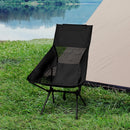 Levede Camping Chair Folding Outdoor Portable Lightweight Fishing Beach Picnic