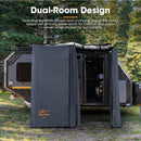 San Hima Dual Shower Awning Instant Fold-Out Ensuite Tent Camping Change Room