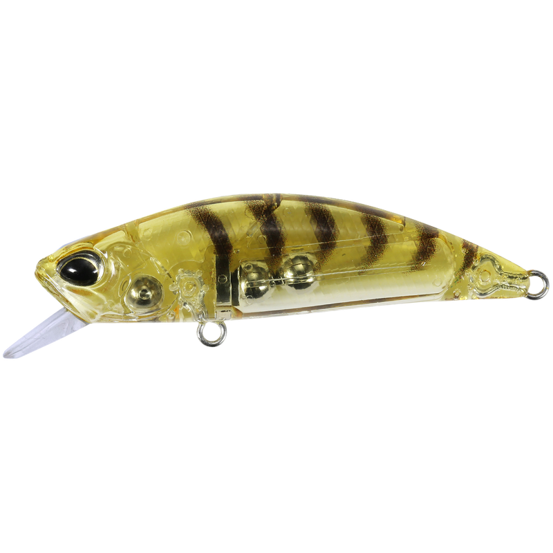 Duo Spearhead Ryuki 50mm Suspending Hard Body Minnow Lure - Gold Shrimp
