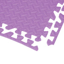 Bopeep EVA Foam Kids Play Mat Floor Kid Crawling Interlocking Home Purple 60x60