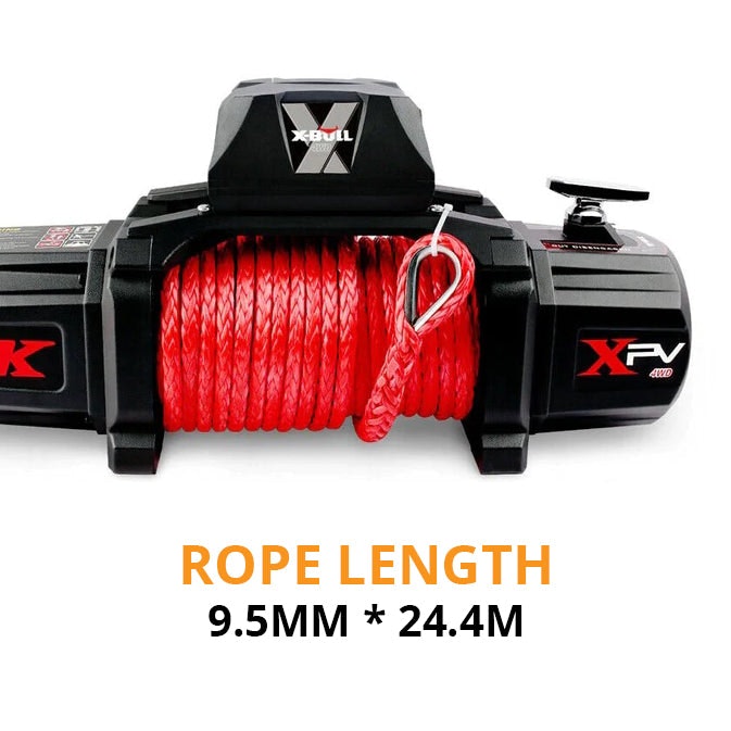 X-BULL Electric Winch 14500LBS Synthetic Rope