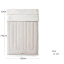 2-Person Detachable Camping Sleeping Bag 2.6kg Grey