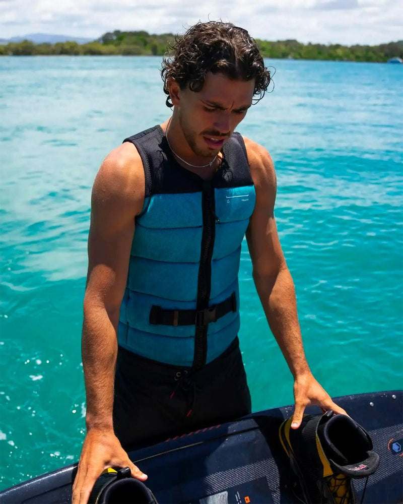 Follow Section Life Vest Black/teal