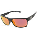 Dirty Dog Furnace Satin Black/Red Fusion Mirror Polarised Unisex Sunglasses