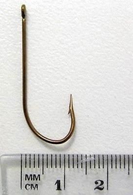 1 Box of Mustad 4190 Bronze Kendal Kirby Fishing Hooks