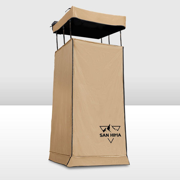 SAN HIMA Camping Shower Tent Ensuite Change Room Awning Fold-Out Instant