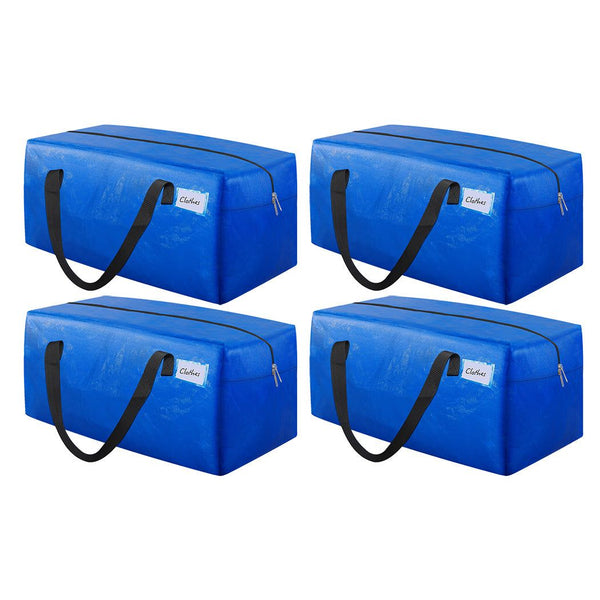 4 Pack Moving Bags Heavy Duty With Handles Travel House Storage Waterproof