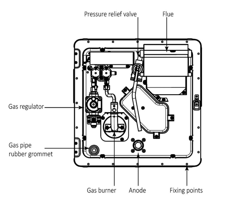 Global Heritage 28L Gas/Electric Hot Water System