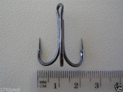 1 Pack of Mustad 36329 3x Strong UltraPoint Treble Fishing Hooks