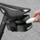 0.5L Seamless Waterproof Mini Bicycle Saddle Bag 600D TPU Green