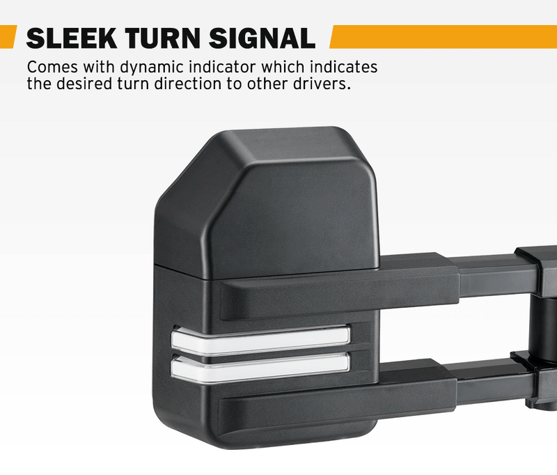 SAN HIMA Extendable Towing Mirrors Gen2 for Holden Colorado7 MY2013-MY2016 with Indicator