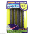 1 Packet of Black SureCatch Fishing Heat Shrink Tube - Wire Cable Sleeve Tubing