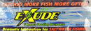 8 Pack of Exude 2 Inch Cajun Crab Scented Soft Plastic Lures - Mangrove Red