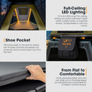 San Hima Kalbarri Lite Gen 2 Rooftop Tent With Ladder & Rack Camping Olive