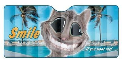 Car Windscreen Sun Shade Smile if you want me - 145cm