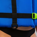 Jobe Universal Front Entry 50N Nylon Adult Life Jacket Vest (Blue)