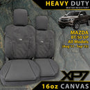 Mazda BT-50 UP Heavy Duty XP7 Canvas 2x Front Seat Covers (Available)